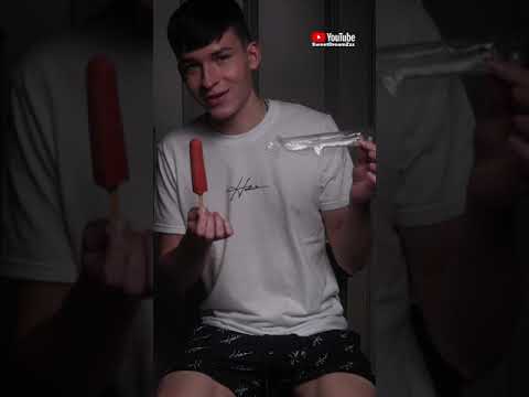 just eating a popsicle asmr #shorts