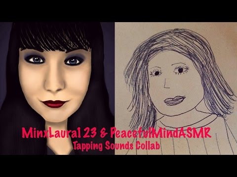 ASMR Tapping Sounds collab with Peaceful Mind Asmr - tingly tapping -
