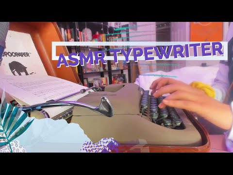 ASMR Typewriter Typing