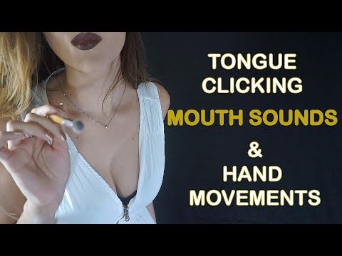 ⭐️ ASMR ⭐️BINAURAL TONGUE CLICKING,MOUTH SOUNDS, HAND MOVEMENTS & KISSES | SLEEP NOW! | EAR TO EAR |