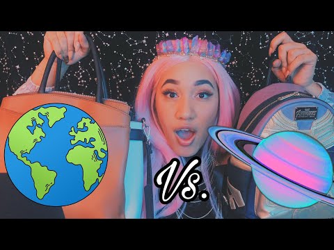 ASMR | What's in a Moon Goddess Purse?? |  Lid sounds + Soft Fabrics