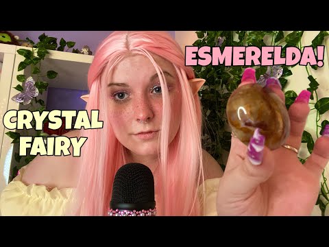 ASMR fairy esmerelda does your energetic crystal makeup roleplay 🧚🏼✨🌙