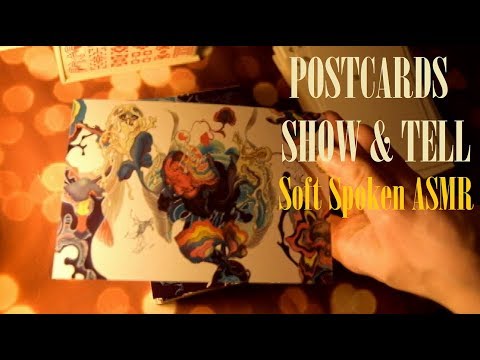 Postcards Show & Tell Soft Spoken ASMR