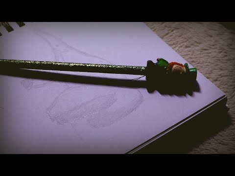 ASMR Drawing an Anteater || Sustainable Christmas Whispered Chat and Sketching [Binaural]