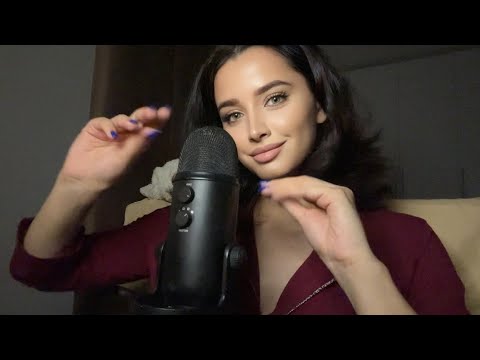 asmr negative energy plucking (scissors sounds, positive affirmations, personal attention)