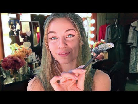 ASMR Doing a Makeup on You and Makeup on Me simultaneously | Personal attention and mouth sounds