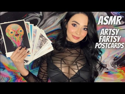 ASMR Artsy Fartsy Postcards (Soft Spoken)