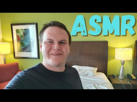 ASMR - Assorted Triggers in Hotel Room Tour - Lo-Fi, Chit-Chat, Mouth Sounds, PVC Leggings, Tapping