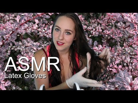 ASMR Ear to ear latex glove sounds