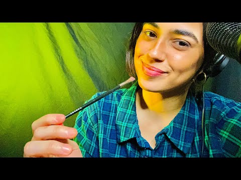 Kayy ASMR|SPIT PAINTING|WITH BRUSH|MOUTH SOUNDS
