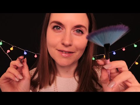 ASMR Personal Attention Triggers for Sleep and Relaxation (Plucking, Face Brushing, Whispers)