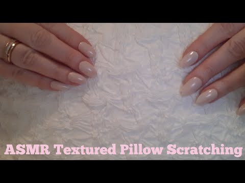 ASMR Textured Pillow Scratching|No Talking After Intro