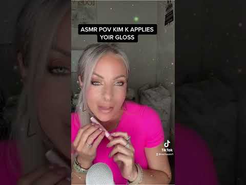 ASMR POV Gossip & Lipgloss Application With A SASSY Kim Kardashian