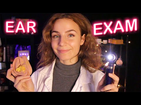 ASMR Ear Cleaning and Hearing Exam 👂 [Medical Roleplay for Sleep, Personal attention, 3D Sound]