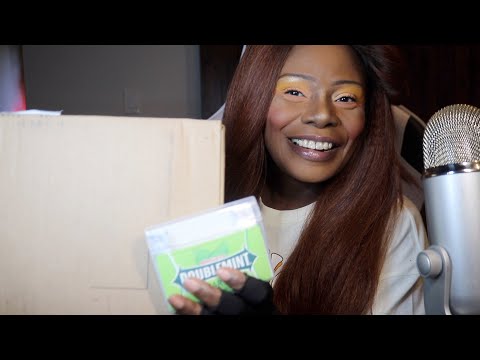 Anniversary Gift Unboxing ASMR Chewing gum