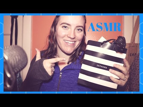 ASMR Sephora Haul (Tapping, Whispers, Lid Sounds)