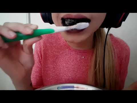 {ASMR} Teeth Brushing Sounds | Brushing my teeth 😬