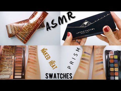 Prism ABH & Naked Heat UD Palette review, swatches *ASMR