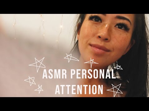 ASMR Personal Attention (visual and sound triggers)