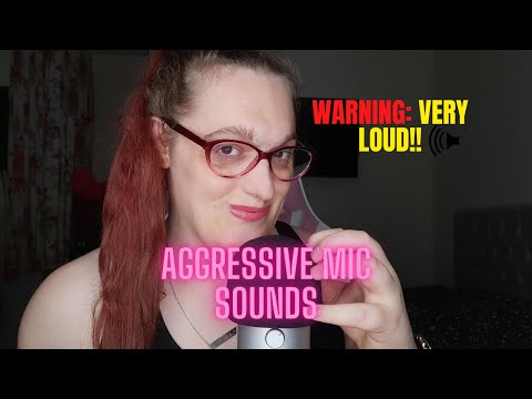 ASMR 💙💤😴 Fast and Aggressive Mic Scratching & Rubbing Sounds 😴💤💙 │ (NO TALKING & LOUD SOUNDS!)