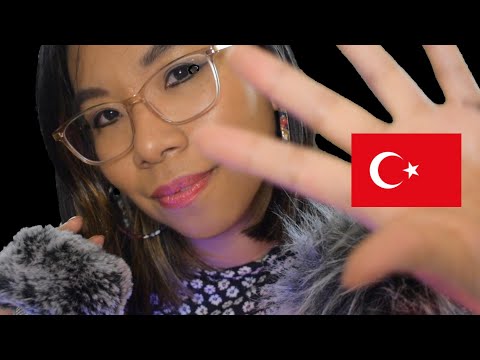 ASMR THANK YOU IN TURKISH (Fluffy Mic Scratching) 🇹🇷❤️🤍 ASMR Türkçe teşekkür ederim [Binaural]