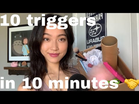 10 TRIGGERS IN 10 MINUTES 👀 ASMR