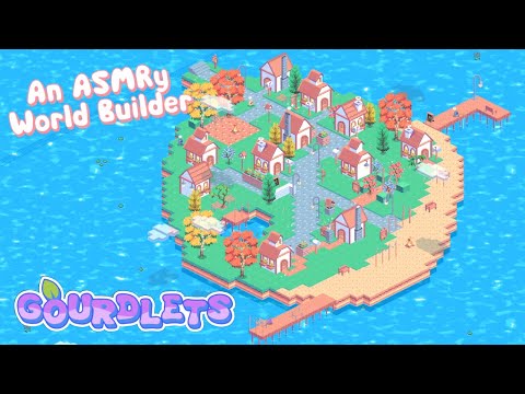 🏘️ Creating a Tiny ASMR World! 🏘️ Binaural Whispers & A Purely Relaxing Game - Gourdlets