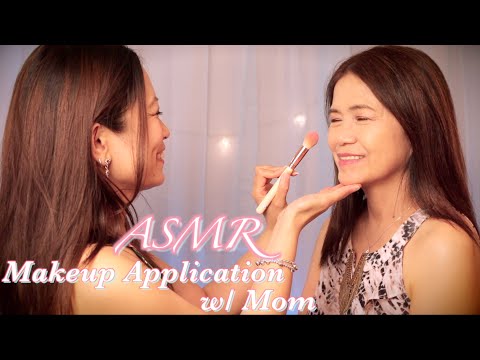 ASMR Relaxing Makeup Session Ft. My Mom! Sunspots & Skin Clearing For Glowy & Healthy Mature Skin