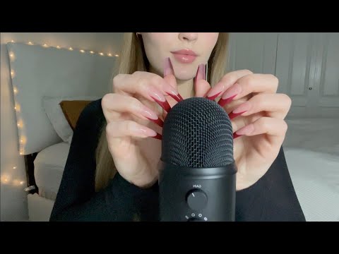 ASMR | Mic Scratching with the Back of LONG NAILS Pt.2