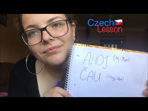 ASMR Czech Lesson No. 1 - Czech Greetings 👋🇨🇿 (whispered)