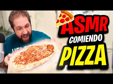 ASMR en ESPAÑOL - COMIENDO PIZZA