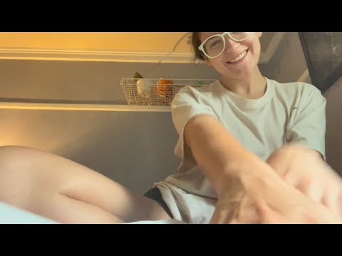 Asmr~Fast Skin Rubbing & Scratches, Hand sounds, Lens licking, Kisses, Inaudible whispers..