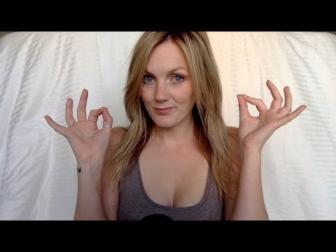 ASMR - Hand movement sounds, whispering & mouth sounds