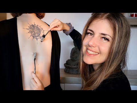 ASMR [Real Person] Physical Back Examination | Rücken Untersuchung | Physio Roleplay deutsch/german