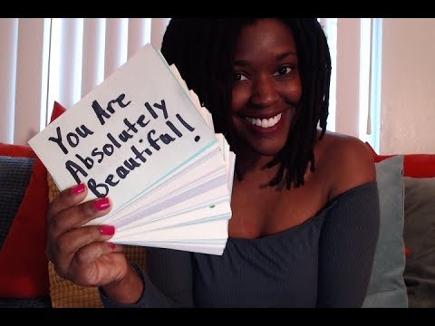 ASMR 100 Positive Affirmations Written Personally For You | ASMR Encouraging Personal Attention
