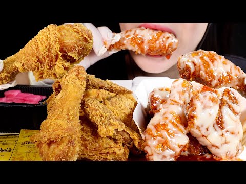 ASMR 후라이드, 슈프림 양념치킨 먹방 | Korean Fried Chicken | Eating Sounds Mukbang