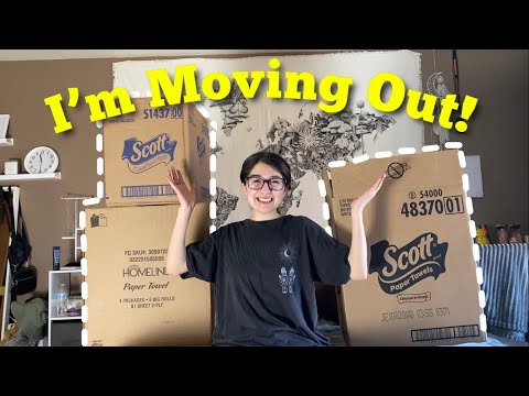PACK WITH ME: prepping to move out at 20!
