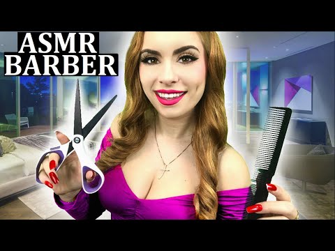 BARBER HOUSE CALL 💈 ASMR Barbershop Cut & Style