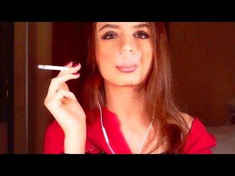 ASMR 🚬 Let's Smoke Cigarettes Together + Coffee ☕
