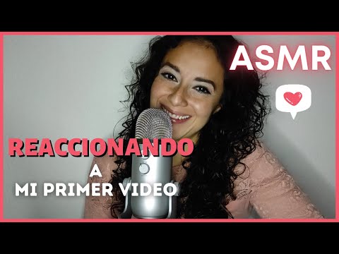 REACCIONANDO a mi PRIMER VIDEO!! 🤗| ANIVERSARIO de ASMR Kat