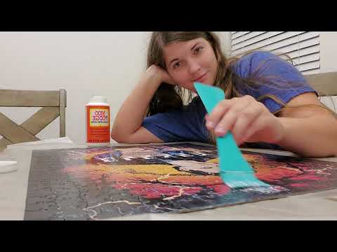 Puzzle Gluing to Soothe the Soul (ASMR)
