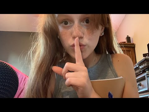 Friend helps you cheat on a test! -ASMR-
