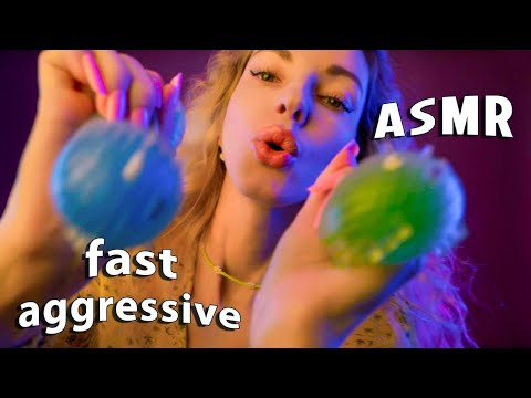 ASMR Fast Aggressive Mouth Sounds, Soapy UpClose Triggers, Hand Movements and More ASMR