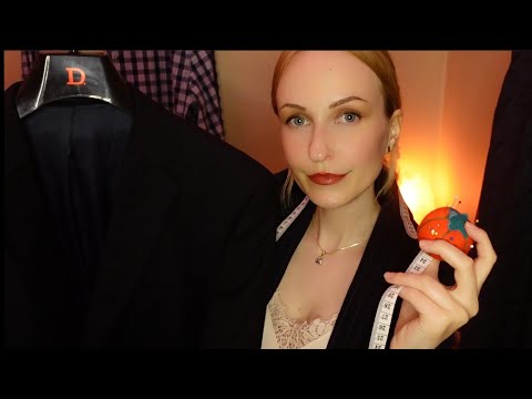 ASMR | Suit Fitting RP - Gentlemen's Suit Store 👔📏(Measuring, Personal attention,Soft spoken,Fabric)