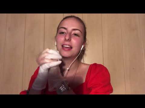 ASMR| Latex gloves + tapping