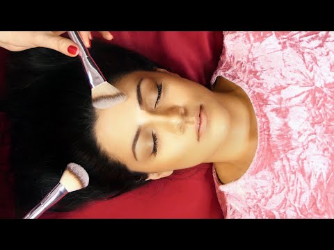 Beautiful 💕ASMR Ultra Relaxing Face Brushing & Soft Whispers with Corrina Rachel