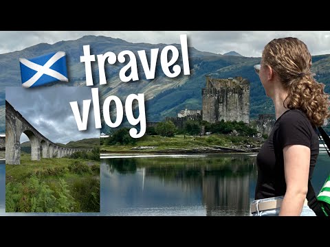 [ASMR] Travel to Scotland with me 🏴󠁧󠁢󠁳󠁣󠁴󠁿⛰ (close-up whispered travel vlog) landscapes, books, ...