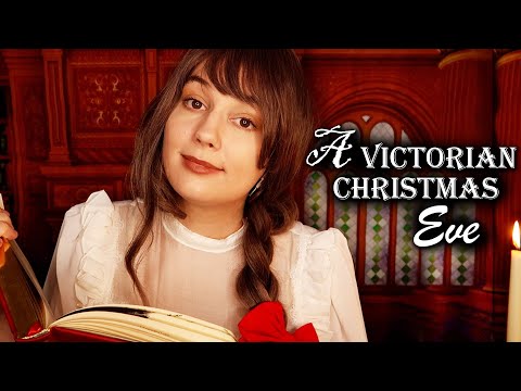ASMR🎄Victorian Christmas Eve🎄Perfect Background Listening, English Accent, Reading A Christmas Carol