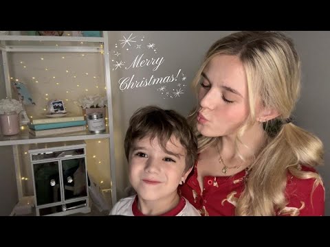 ASMR What I Got For Christmas 2023🎄(ft. my little brother :) ❄️