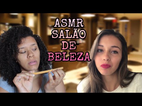 ASMR ✨ CABELEIREIRA E MAQUIADORA ✨ feat. Sara Mendes | SUPER BITCHY/VACA | Português